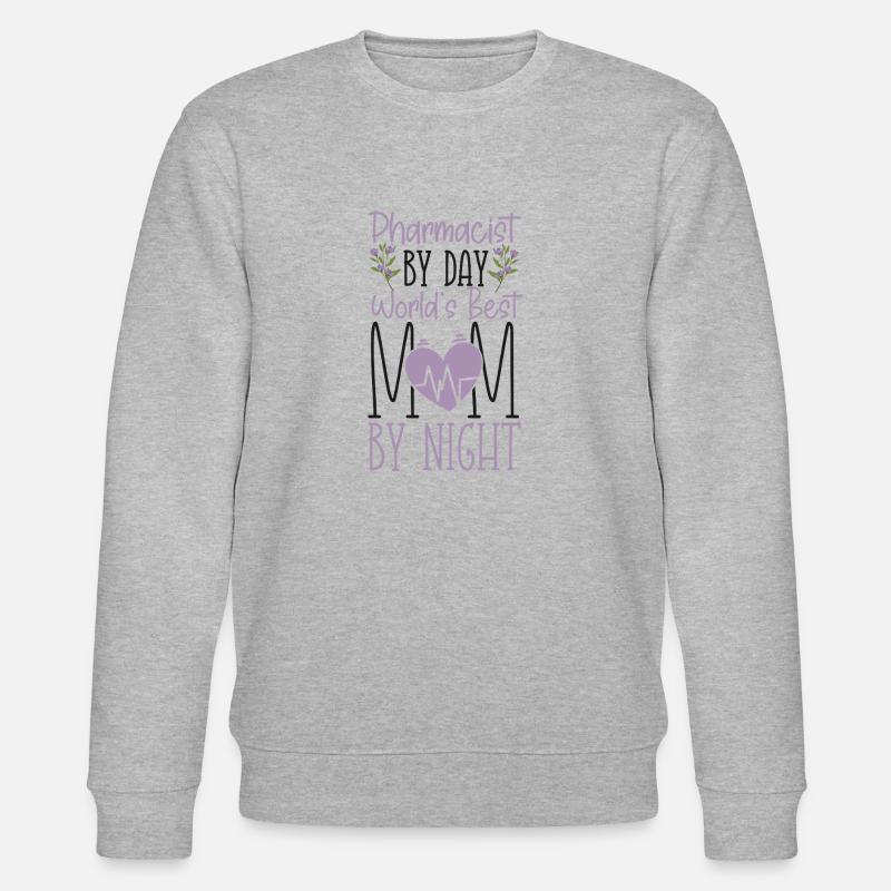 Pharmacy Tech Technician - Stanley/Stella Unisex Bio-Sweatshirt CHANGER  - Grau meliert