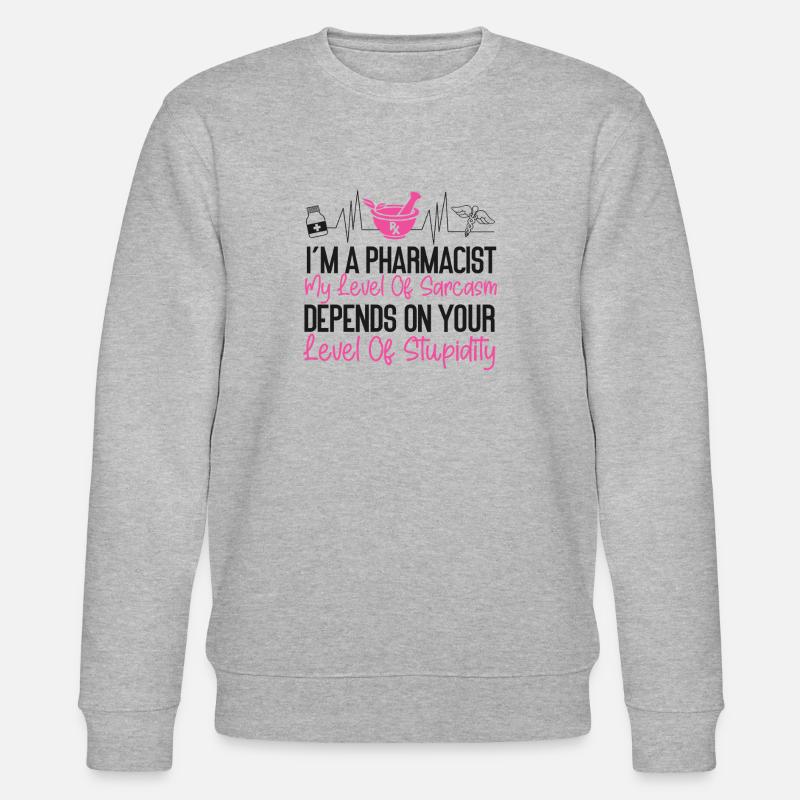 Technicien en pharmacie - Sweat bio CHANGER Stanley/Stella Unisexe - gris chiné