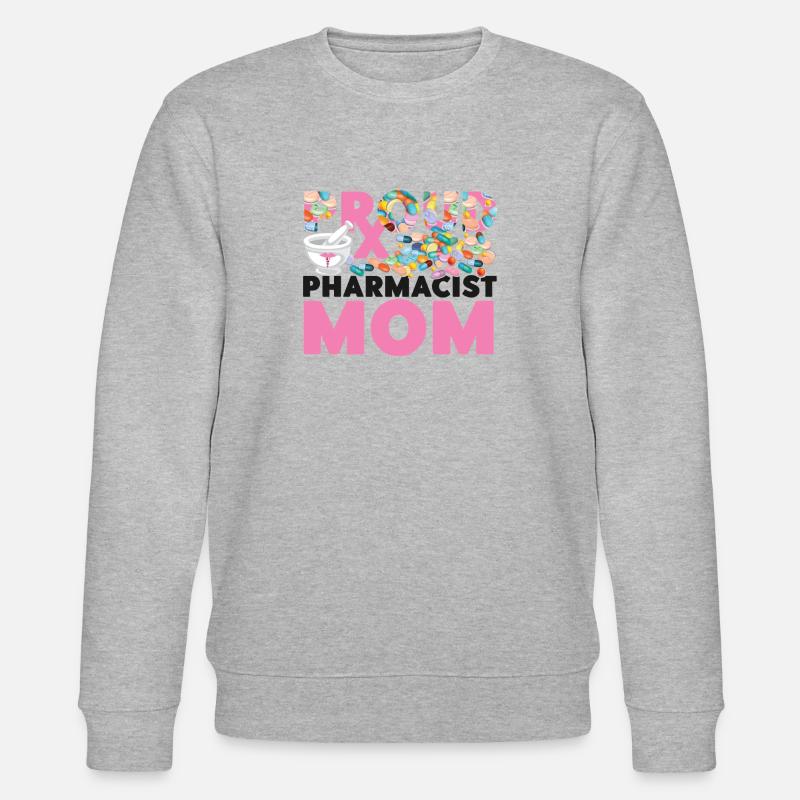 Pharmacy Tech Technician - Stanley/Stella CHANGER Unisex Organic Sweatshirt - heather grey