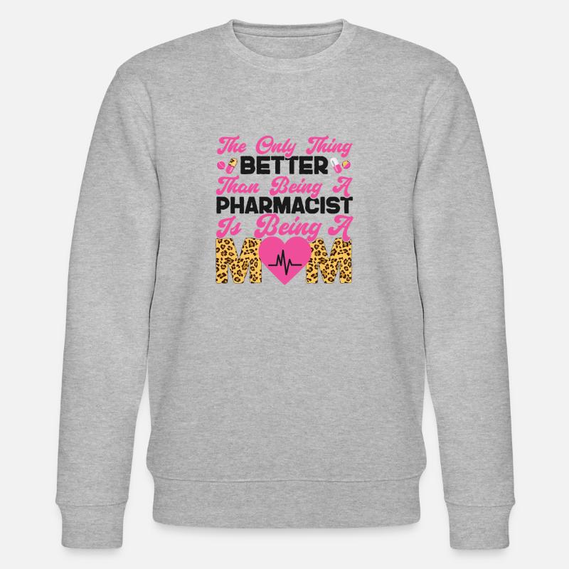 Pharmacy Tech Technician - Stanley/Stella CHANGER Unisex Organic Sweatshirt - heather grey