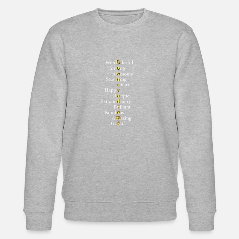 Downsyndrom - Stanley/Stella Unisex Bio-Sweatshirt CHANGER  - Grau meliert