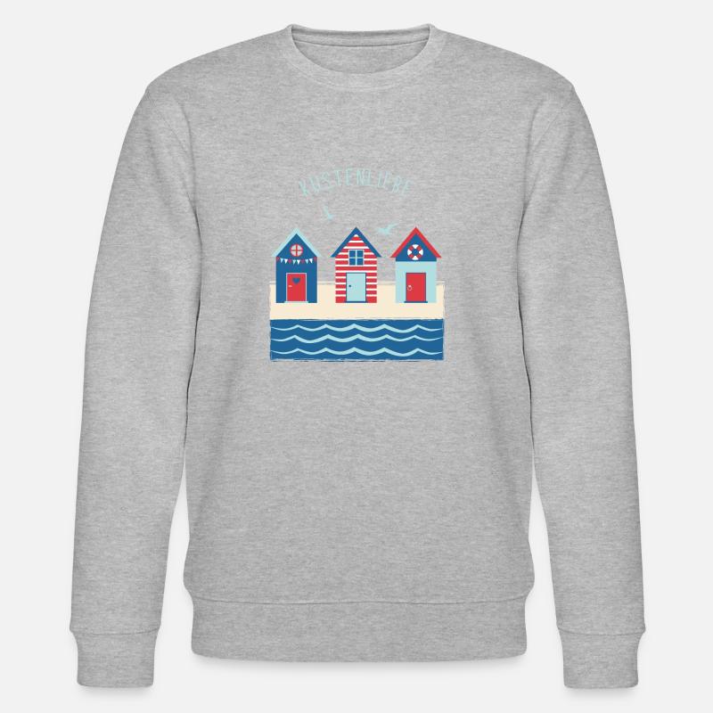 Strandhaus black - Stanley/Stella Unisex Bio-Sweatshirt CHANGER  - Grau meliert