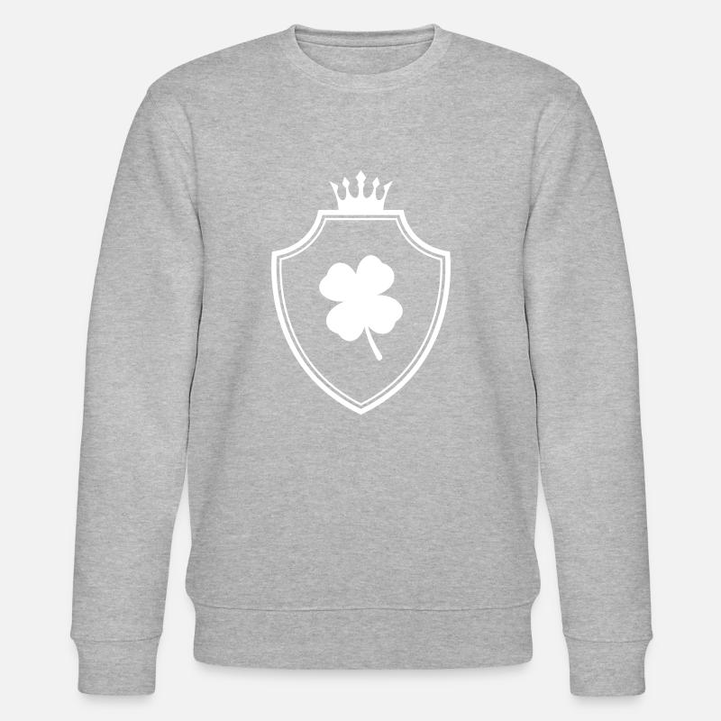 Armoiries du trèfle - Sweat bio CHANGER Stanley/Stella Unisexe - gris chiné