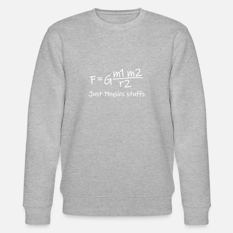 physics - Stanley/Stella CHANGER Unisex Organic Sweatshirt - heather grey