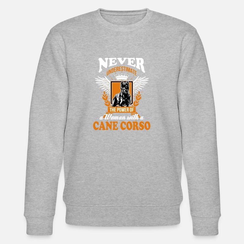 cane corso - Stanley/Stella Unisex Bio-Sweatshirt CHANGER  - Grau meliert