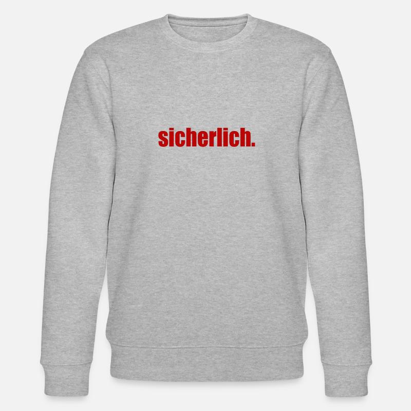 sicherlich - Stanley/Stella Unisex Bio-Sweatshirt CHANGER  - Grau meliert