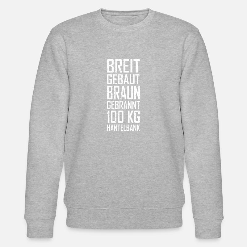 Breit Gebaut - Stanley/Stella Unisex Bio-Sweatshirt CHANGER - Grau meliert