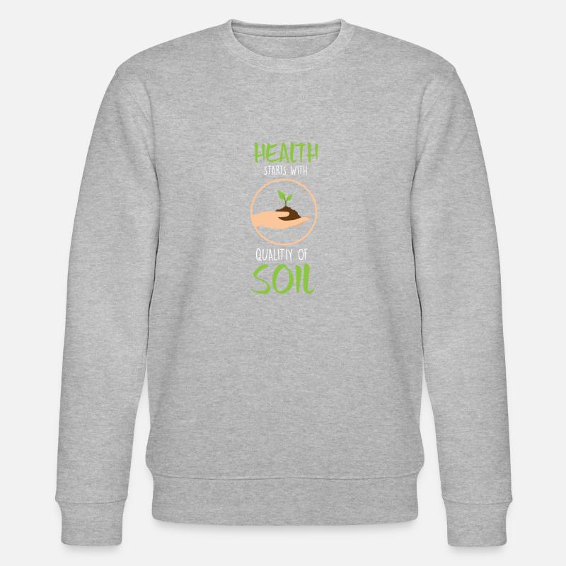 T-shirt de qualité du sol - Sweat bio CHANGER Stanley/Stella Unisexe - gris chiné