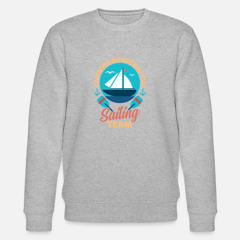 Équipe de voile - Sweat bio CHANGER Stanley/Stella Unisexe - gris chiné