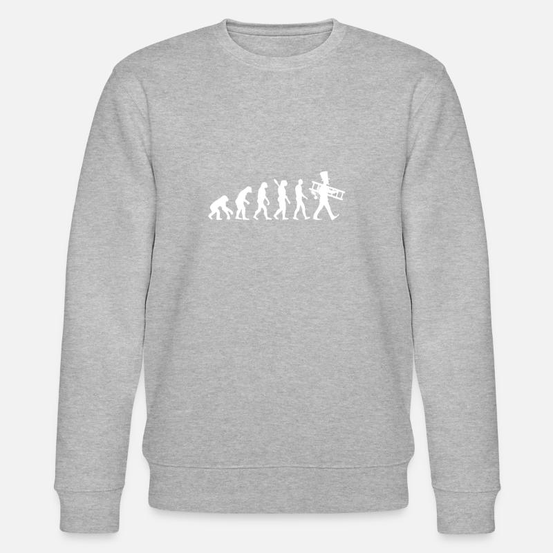Ramoneur ramoneur cadeau ramoneur - Sweat bio CHANGER Stanley/Stella Unisexe - gris chiné