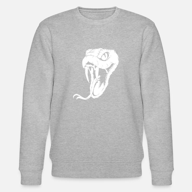 SCHLANGE - Stanley/Stella Unisex Bio-Sweatshirt CHANGER  - Grau meliert