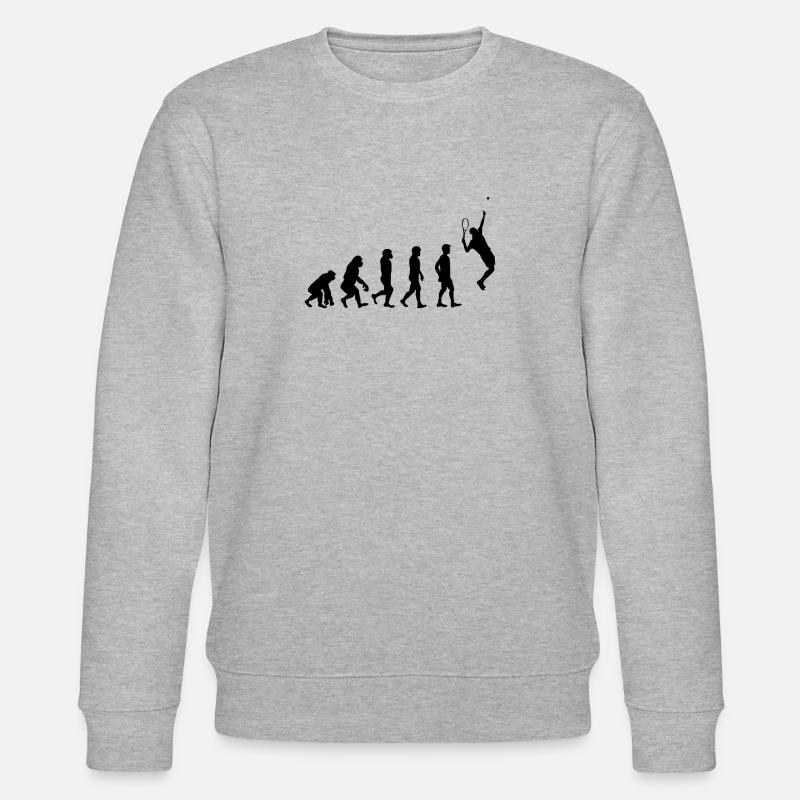 TENNIS Evolution - Stanley/Stella CHANGER Unisex Organic Sweatshirt - heather grey
