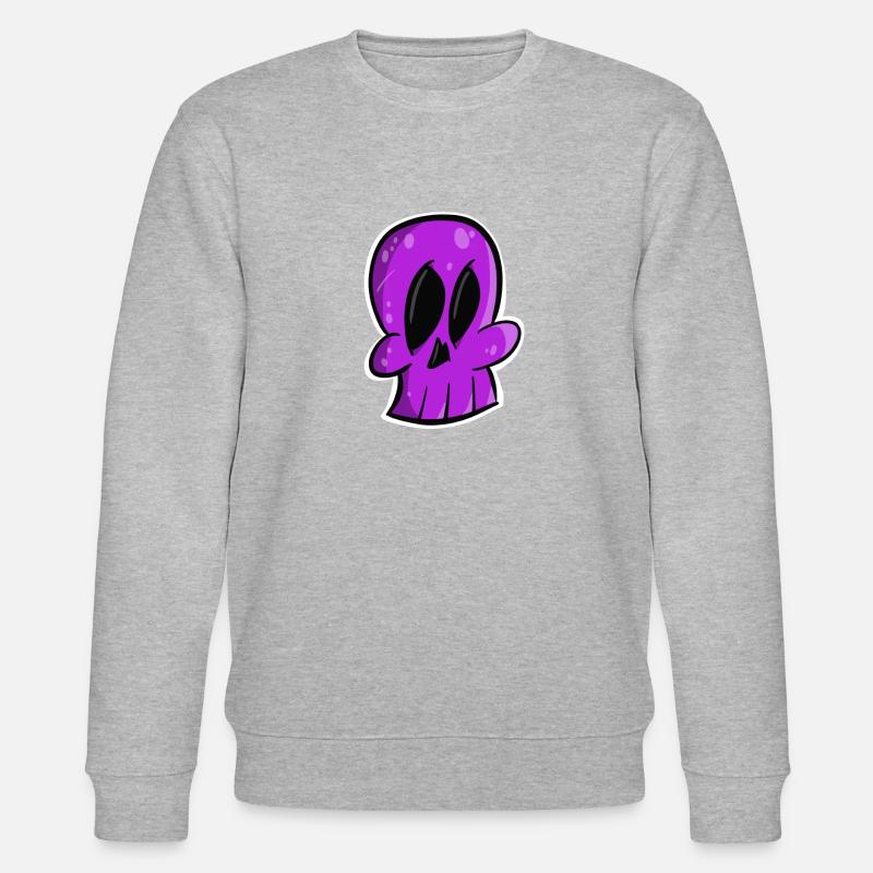 Conception de crâne - Sweat bio CHANGER Stanley/Stella Unisexe - gris chiné