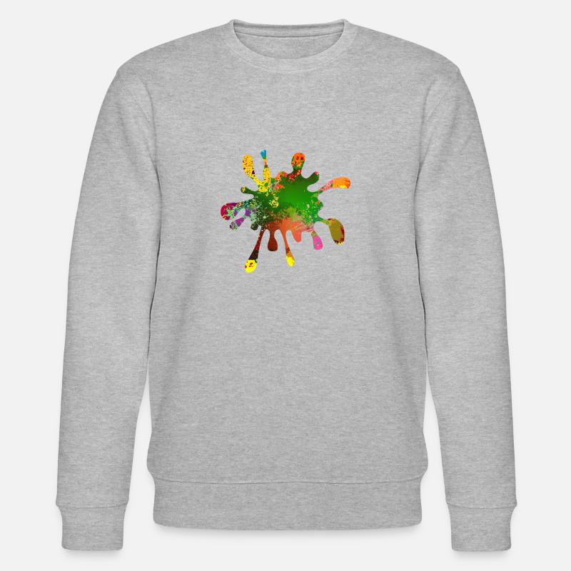 farbklecks - Sweat bio CHANGER Stanley/Stella Unisexe - gris chiné