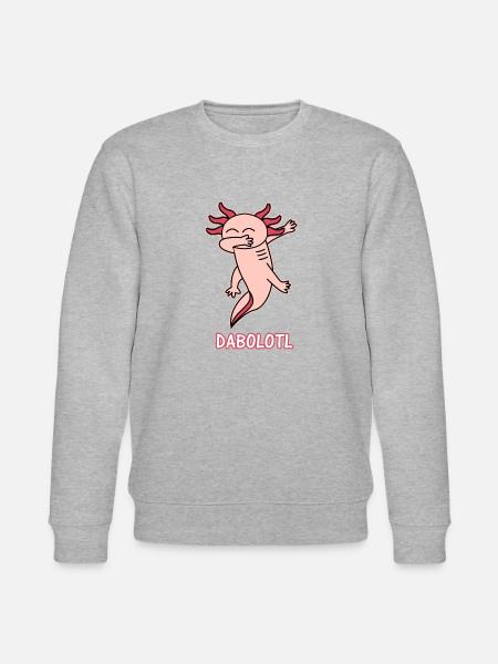 Axolotl - Stanley/Stella CHANGER Unisex Organic Sweatshirt - heather grey