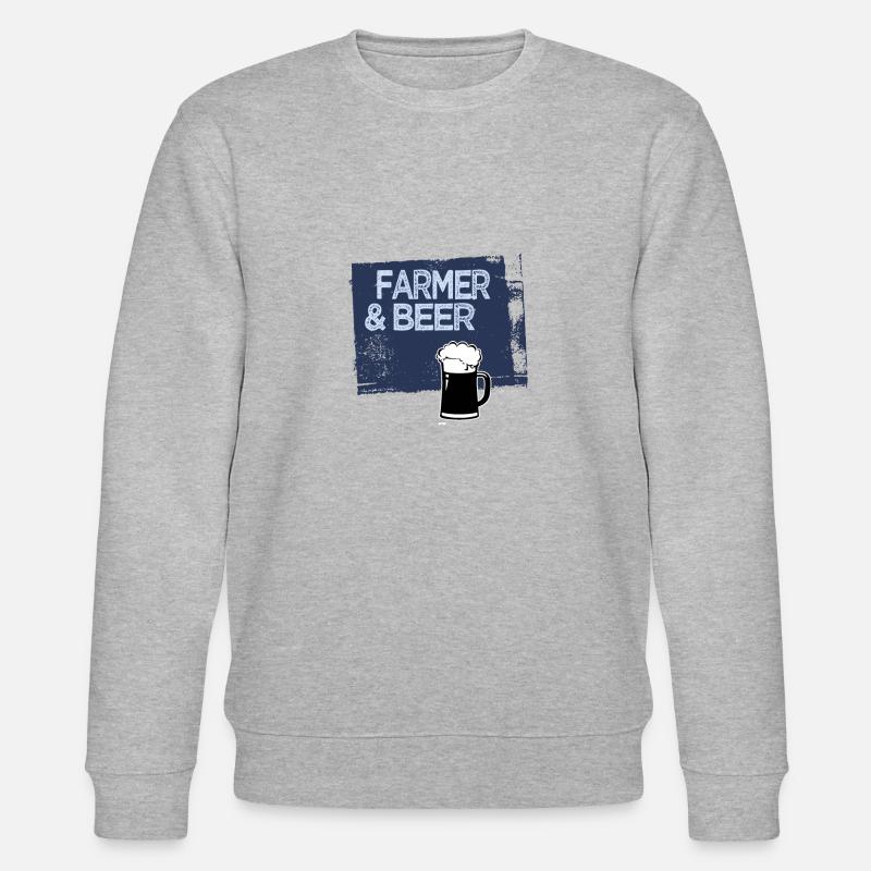 Farmer & Bier - Stanley/Stella Unisex Bio-Sweatshirt CHANGER  - Grau meliert