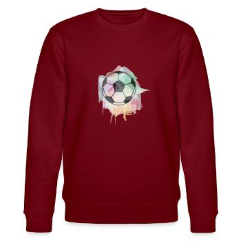 Footballeur Amour Sport Ball Game Gift - Sweat bio CHANGER Stanley/Stella Unisexe - bordeaux - Devant - Nik (191cm) & Marisol (170cm)