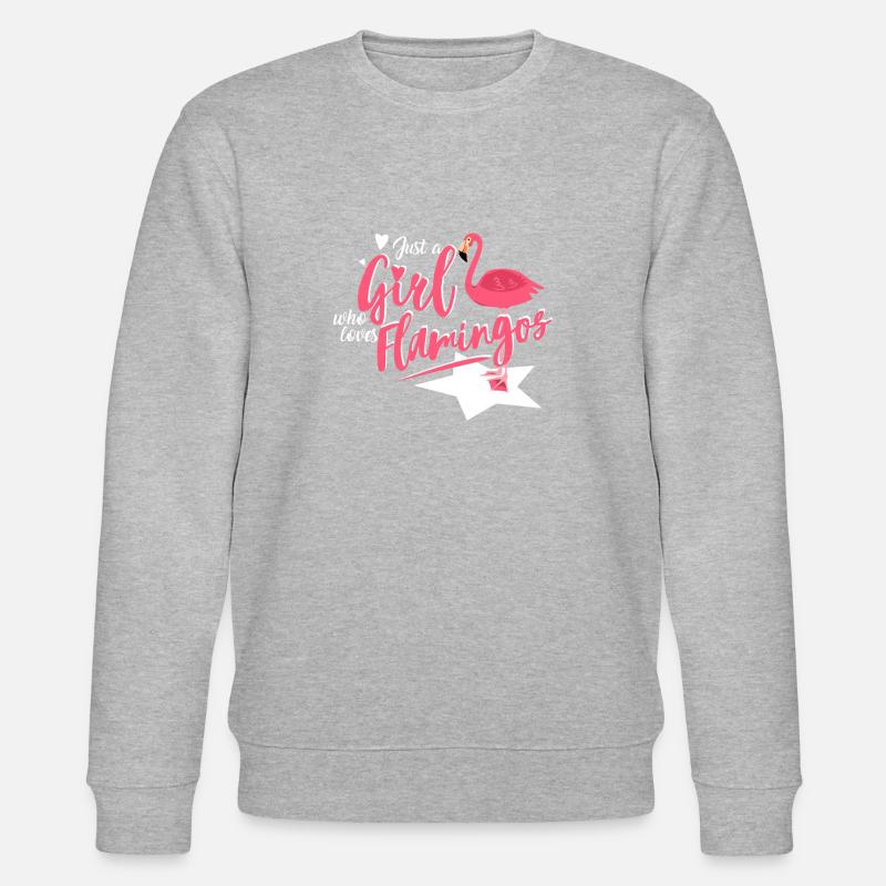 flamingo - Stanley/Stella CHANGER Unisex Organic Sweatshirt - heather grey