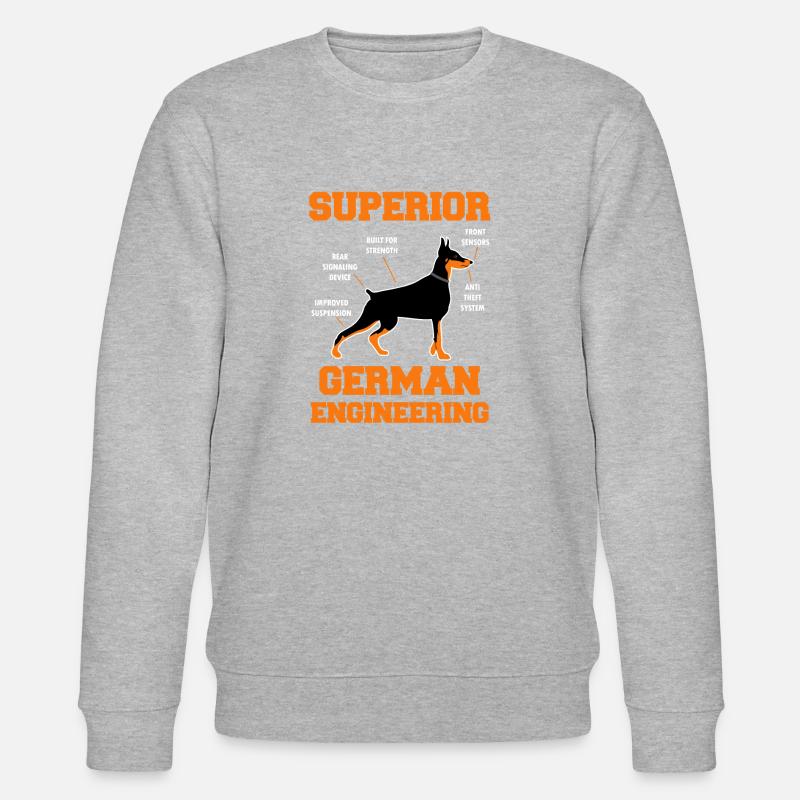 doberman - Sweat bio CHANGER Stanley/Stella Unisexe - gris chiné