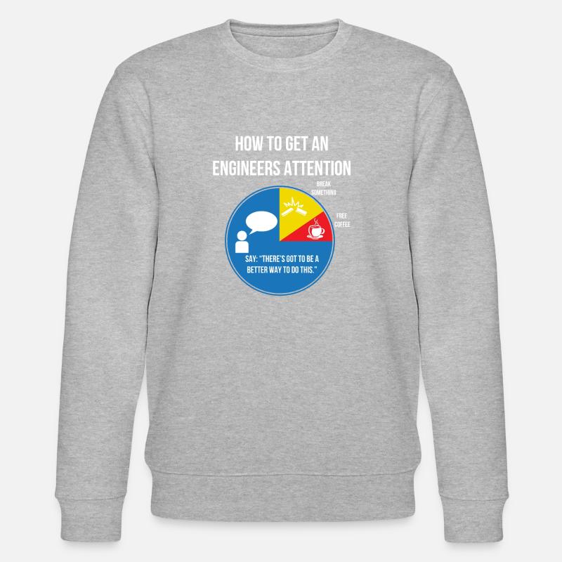 engineer - Stanley/Stella CHANGER Unisex Organic Sweatshirt - heather grey