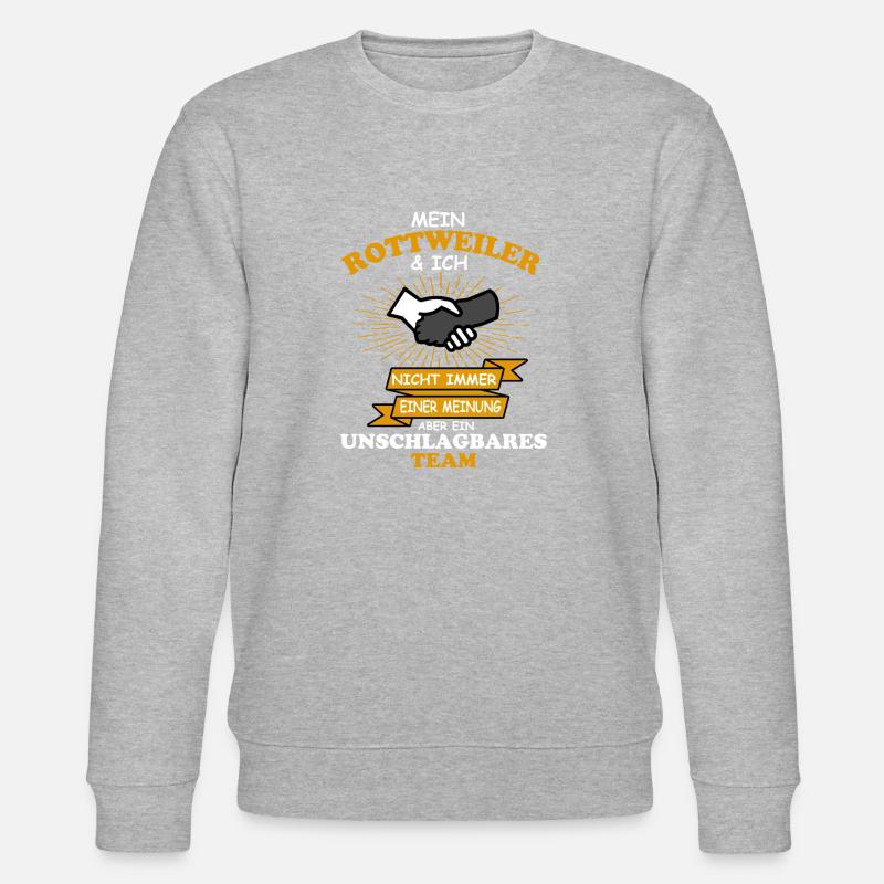 Rottweiler - Stanley/Stella Unisex Bio-Sweatshirt CHANGER  - Grau meliert