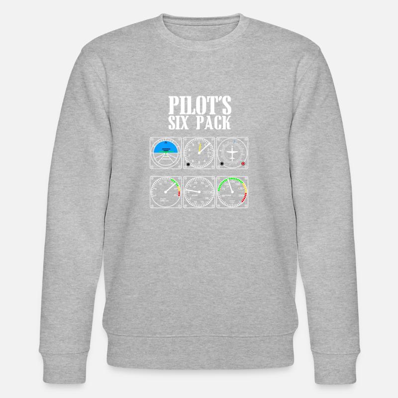 pilot - Stanley/Stella Unisex Bio-Sweatshirt CHANGER  - Grau meliert