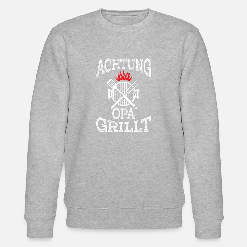 Opa - Stanley/Stella Unisex Bio-Sweatshirt CHANGER  - Grau meliert