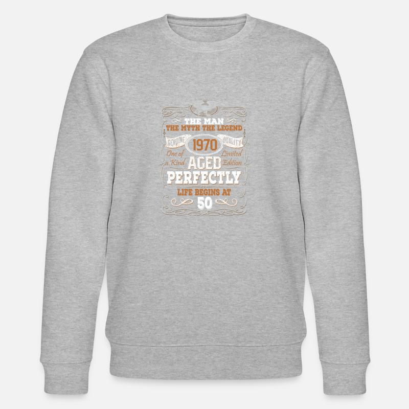 Légendes 1970 - Sweat bio CHANGER Stanley/Stella Unisexe - gris chiné