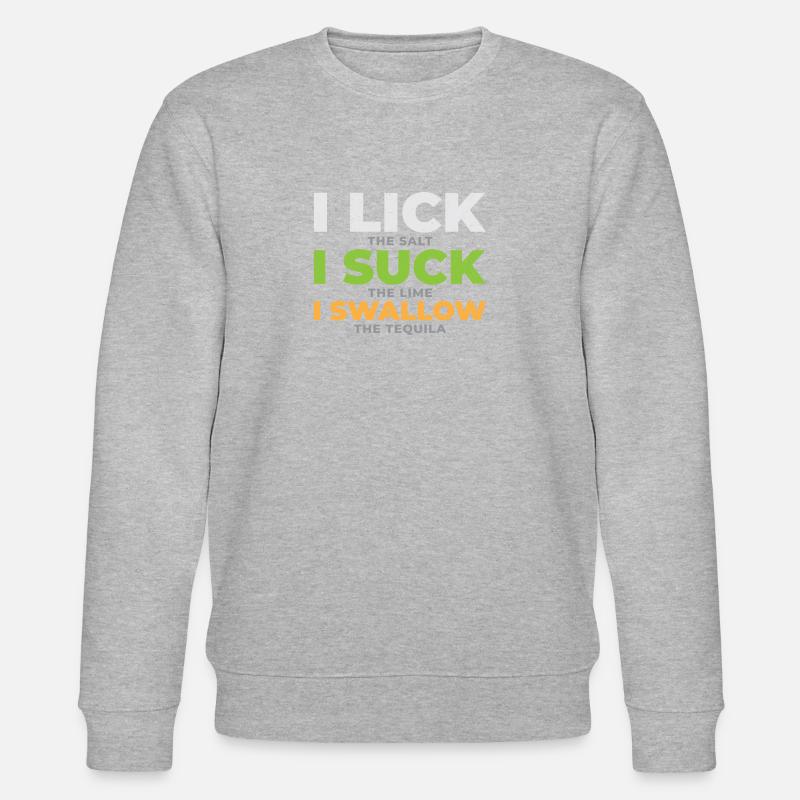 lécher sucer avaler - Sweat bio CHANGER Stanley/Stella Unisexe - gris chiné