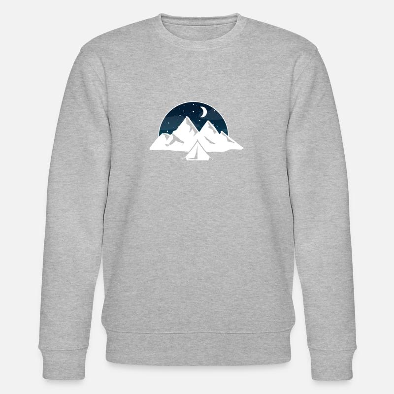 Camping - Stanley/Stella Unisex Bio-Sweatshirt CHANGER  - Grau meliert