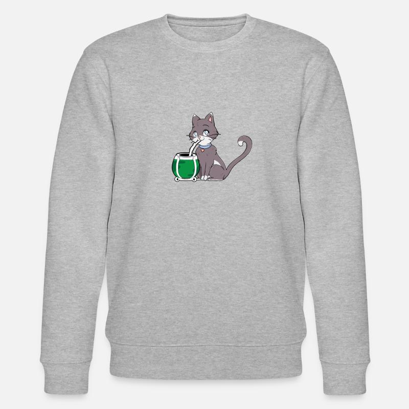 Cat Mate - Stanley/Stella Unisex Bio-Sweatshirt CHANGER  - Grau meliert