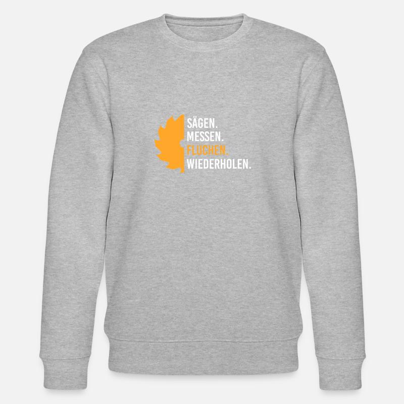 Holz - Stanley/Stella Unisex Bio-Sweatshirt CHANGER  - Grau meliert