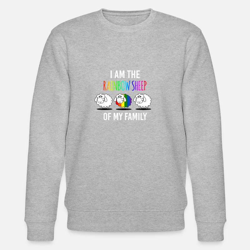 LGBT - Stanley/Stella Unisex Bio-Sweatshirt CHANGER  - Grau meliert