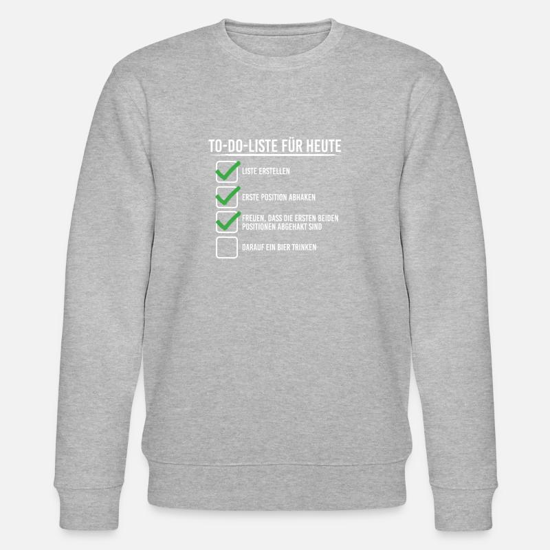 Lustig - Stanley/Stella Unisex Bio-Sweatshirt CHANGER  - Grau meliert