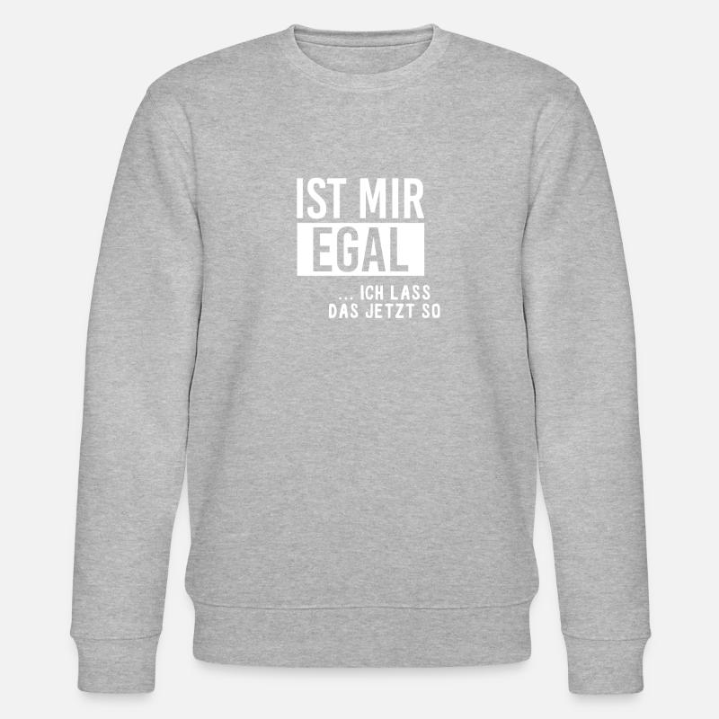 Lustig - Stanley/Stella Unisex Bio-Sweatshirt CHANGER  - Grau meliert