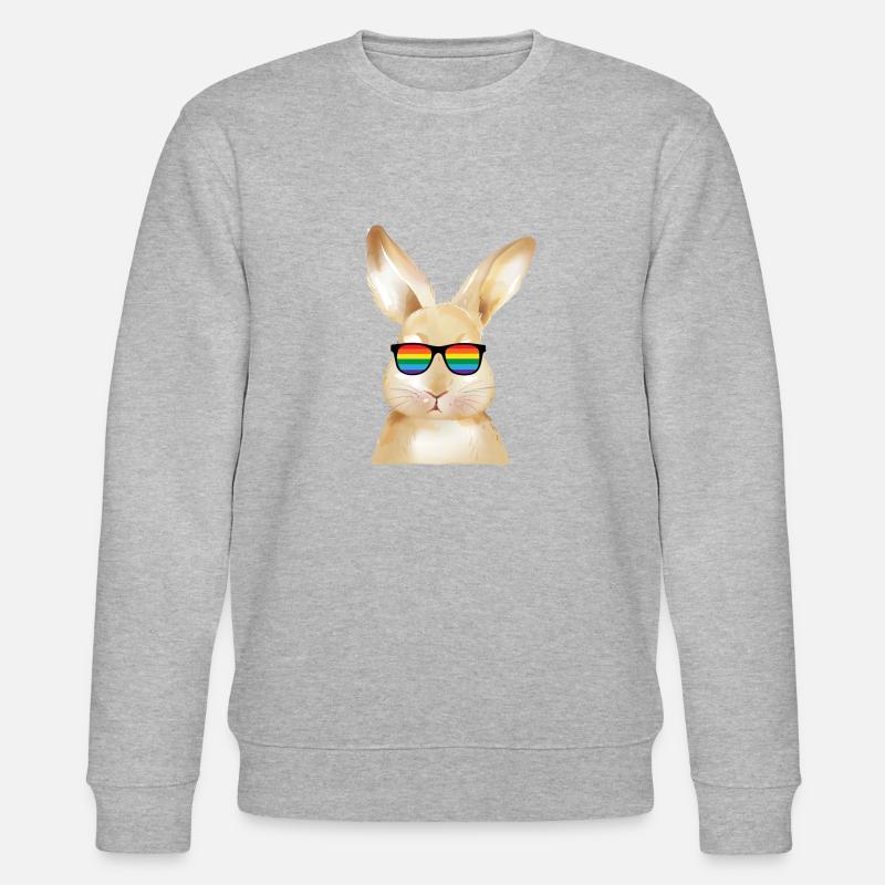 Easter Easter Gift - Funny Pride - Stanley/Stella CHANGER Unisex Organic Sweatshirt - heather grey
