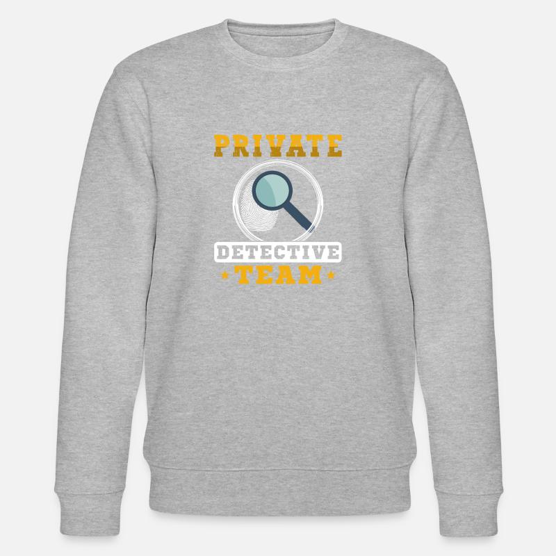 Private Detective Team - Stanley/Stella Unisex Bio-Sweatshirt CHANGER  - Grau meliert