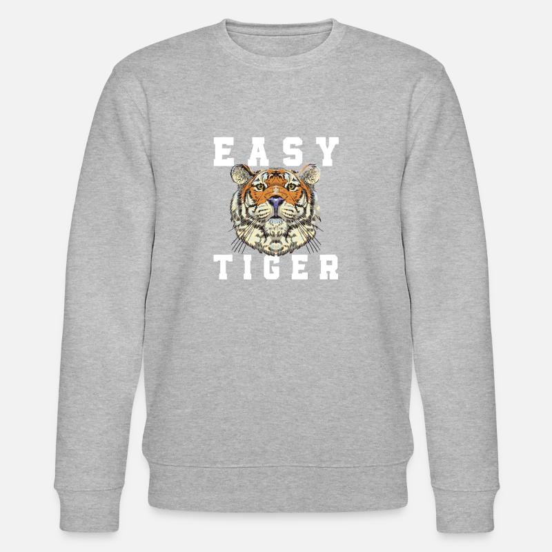 Easy Tiger - Stanley/Stella Unisex Bio-Sweatshirt CHANGER  - Grau meliert