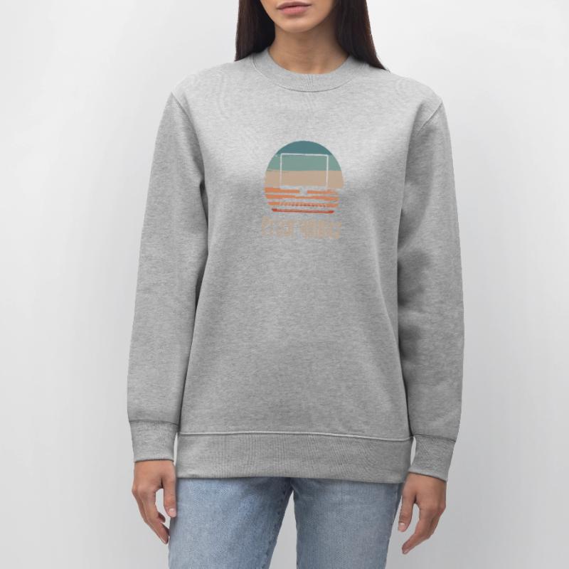 Retro Vintage Programmer Computer Programming Stanley/Stella Unisex Bio-Sweatshirt CHANGER 