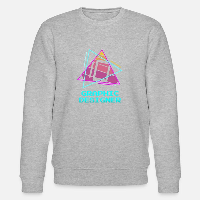 Designer Graphique Rétro Design Graphique - Sweat bio CHANGER Stanley/Stella Unisexe - gris chiné