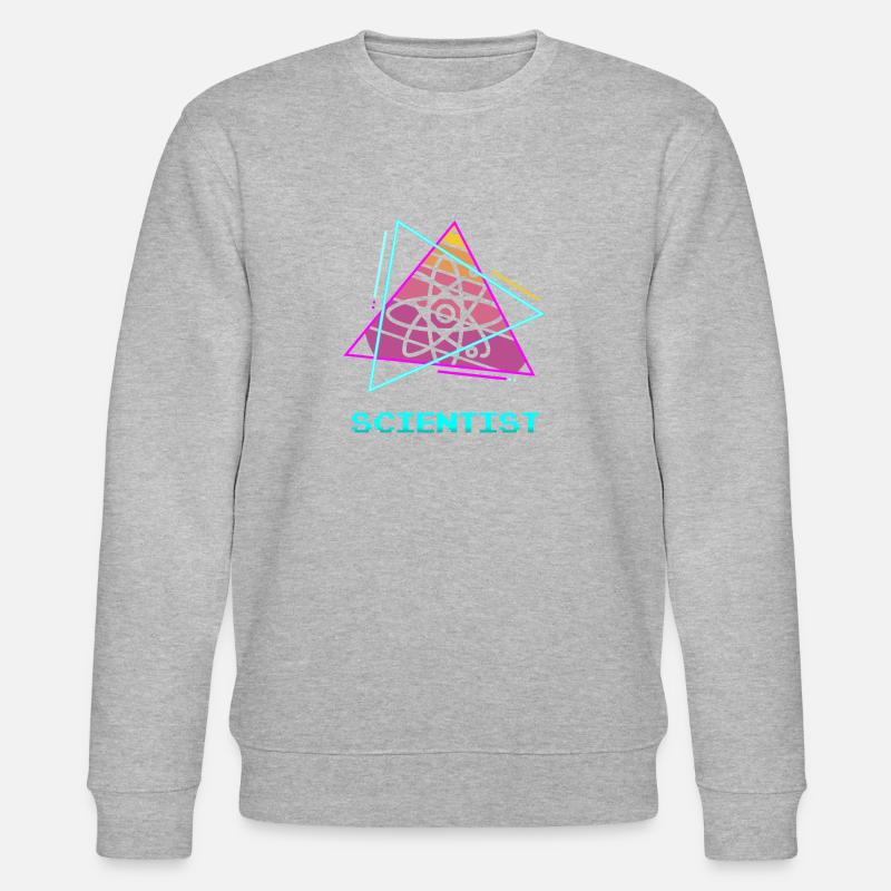 Rétro Scientiste Chimie Physique Science - Sweat bio CHANGER Stanley/Stella Unisexe - gris chiné
