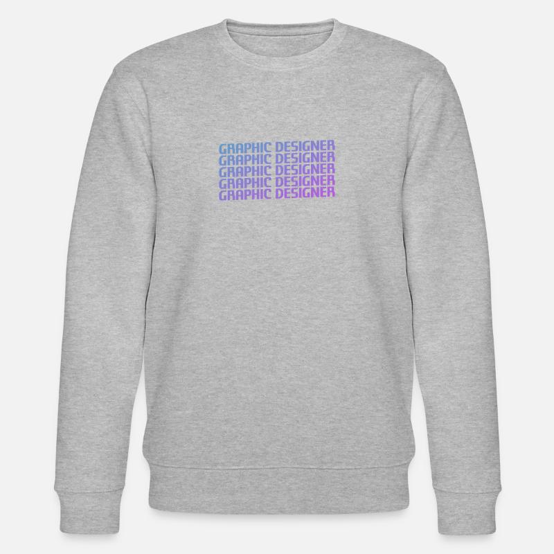 Designer Graphique Rétro Design Graphique - Sweat bio CHANGER Stanley/Stella Unisexe - gris chiné