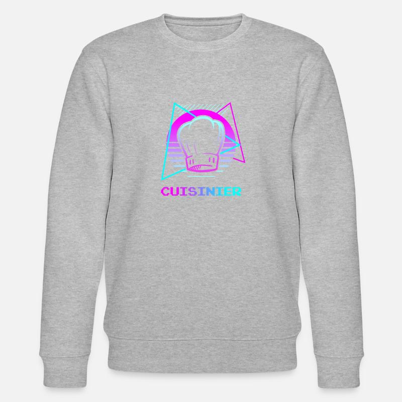 Retro Cuisinier Chef Cuisine - Sweat bio CHANGER Stanley/Stella Unisexe - gris chiné