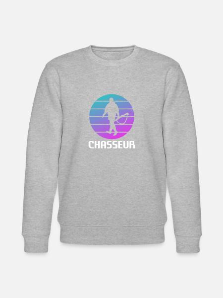 Retro Chasseur Chasse - Sweat bio CHANGER Stanley/Stella Unisexe - gris chiné