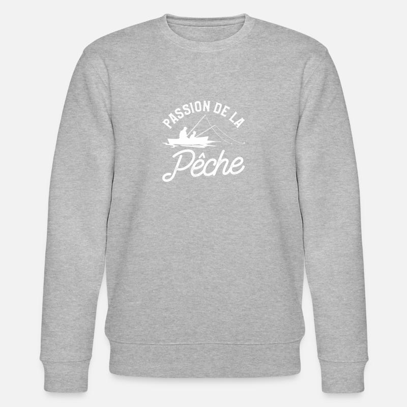 Passion De La Pêche Pêcheur - Sweat bio CHANGER Stanley/Stella Unisexe - gris chiné