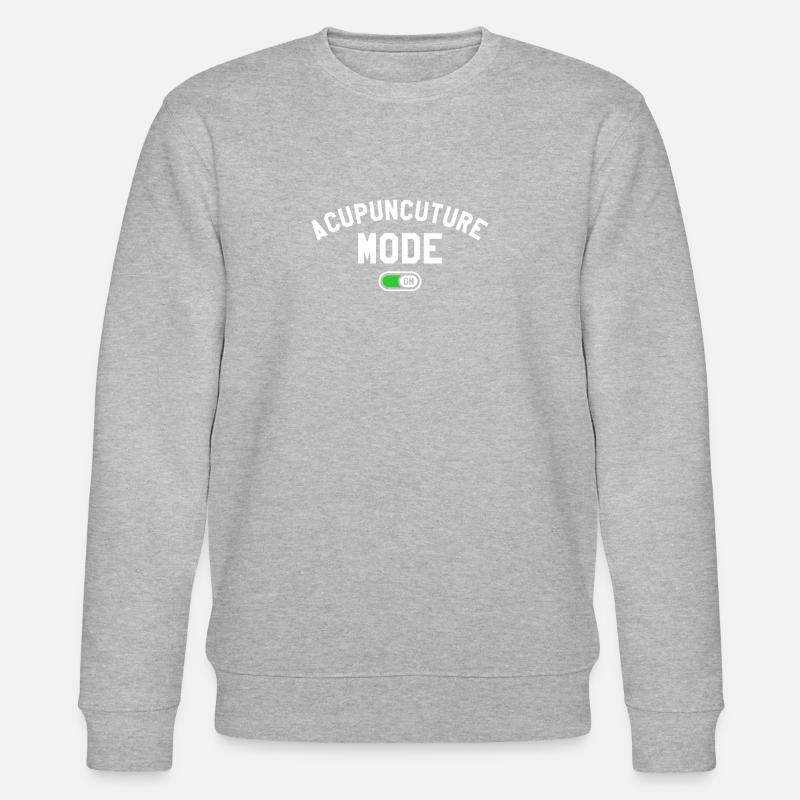 Mode d’acupuncture sur acupuncteur - Sweat bio CHANGER Stanley/Stella Unisexe - gris chiné
