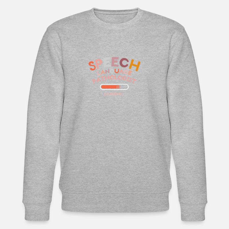 Sprachpathologe SLPA wird geladen - Stanley/Stella Unisex Bio-Sweatshirt CHANGER  - Grau meliert