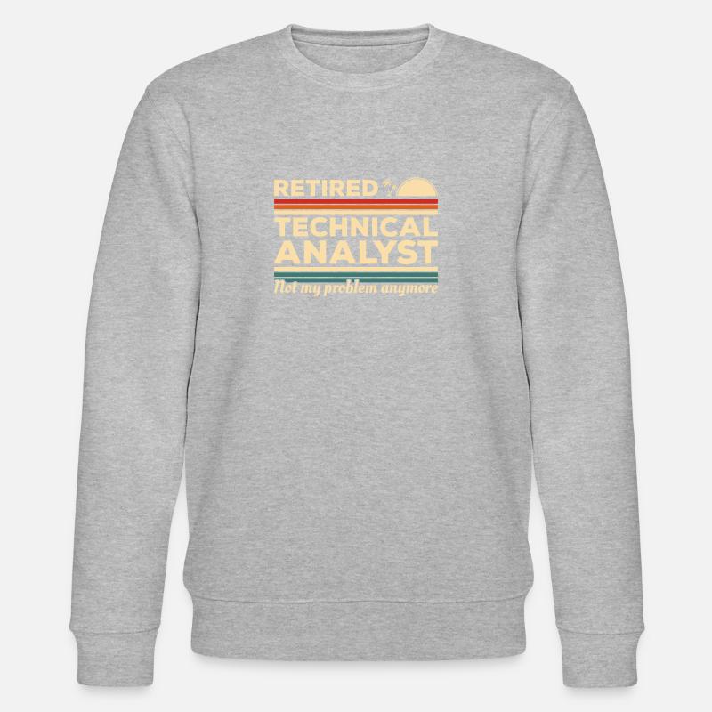 This Technical Analyst Needs Wine - Stanley/Stella CHANGER Unisex Organic Sweatshirt - heather grey