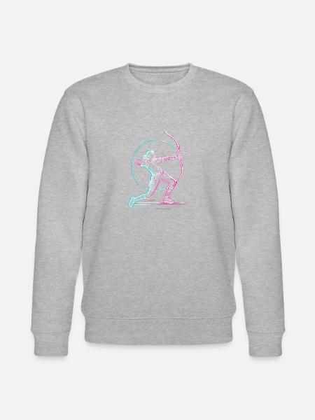 Archer Archery Bow And Arrow Archers - Stanley/Stella CHANGER Unisex Organic Sweatshirt - heather grey