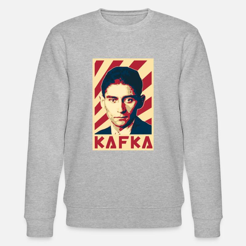 Franz Kafka - Stanley/Stella Unisex Bio-Sweatshirt CHANGER  - Grau meliert